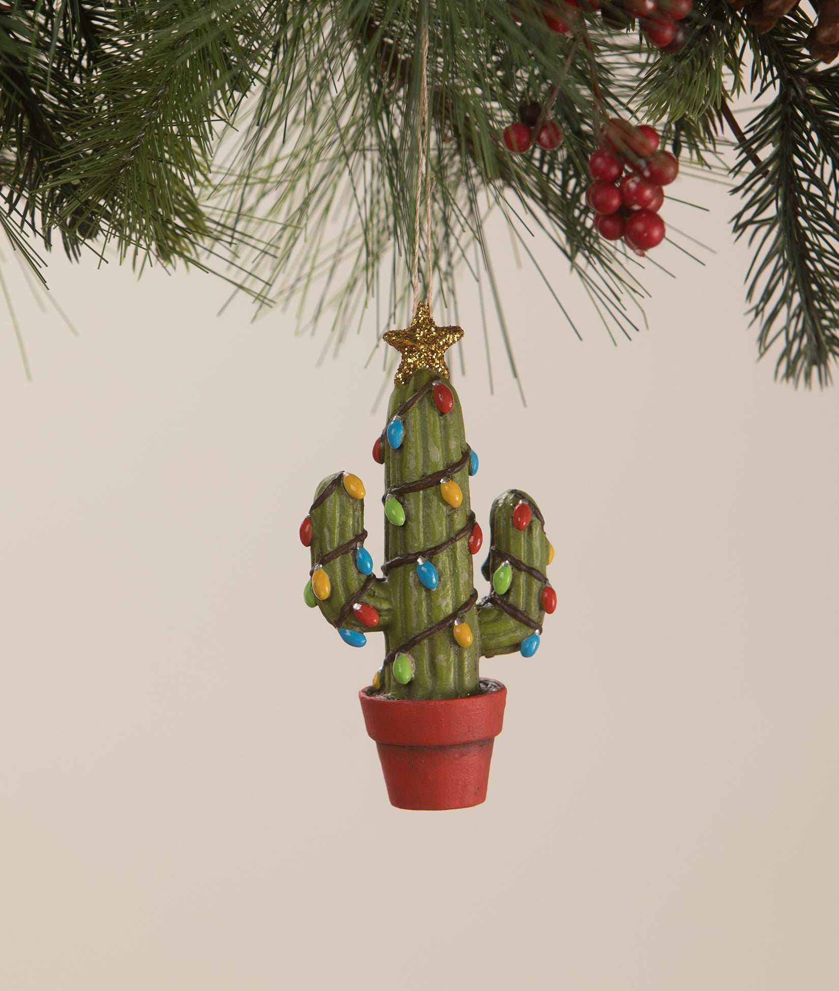 Christmas Cactus Ornament