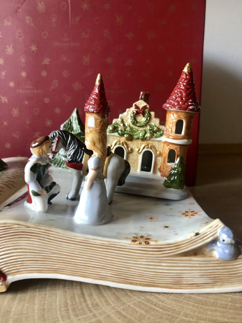 Festive Ceramic Holiday Village Set