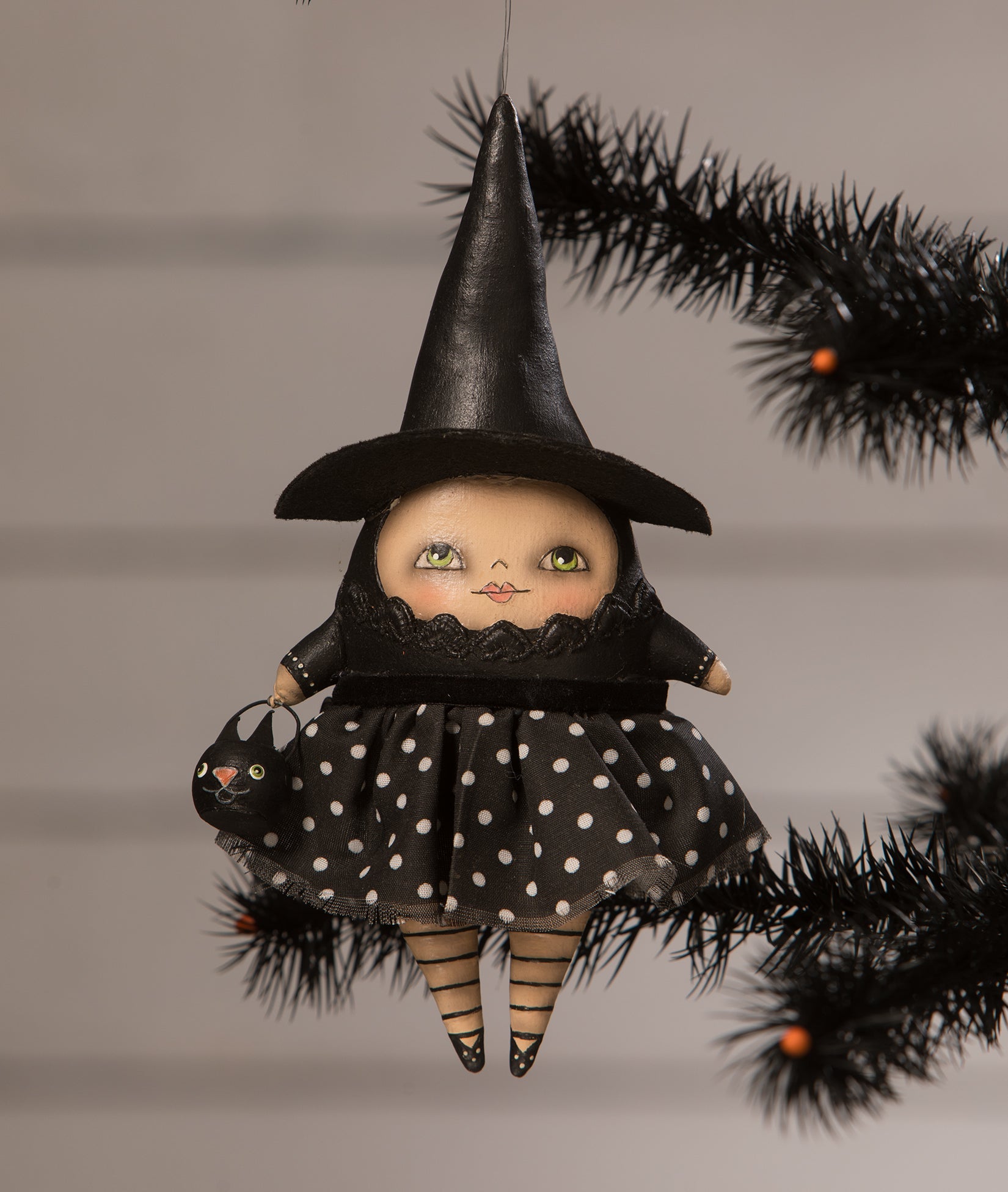 Delighted Desdemona Witch Ornament
