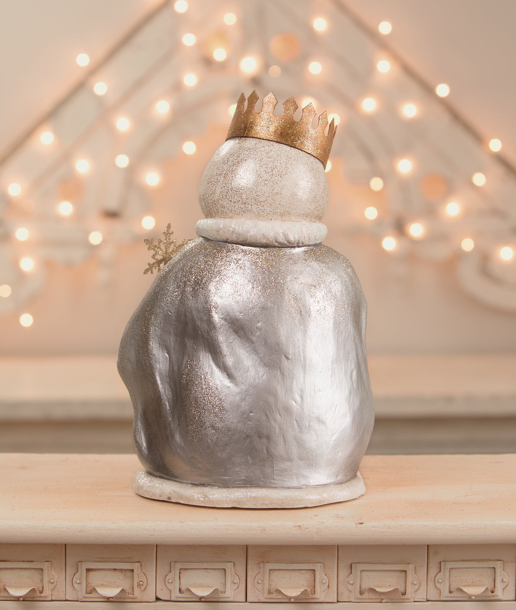 Frosted Metallics Snowman