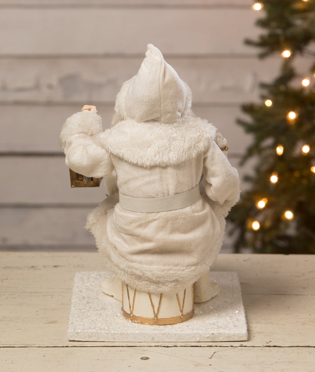 Winter Wishes Santa with Basket of Toys