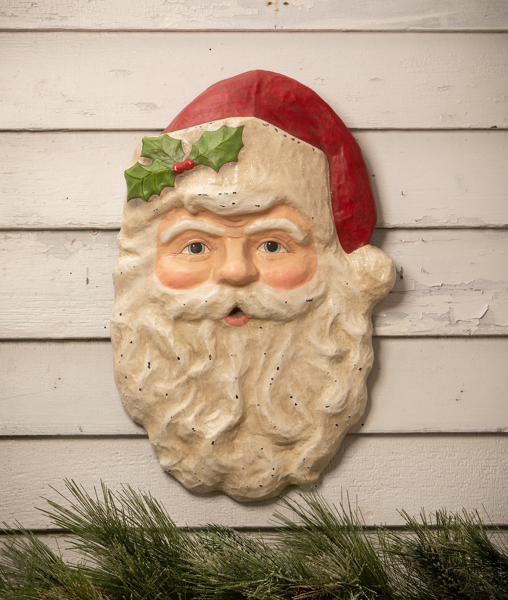 Large Vintage Santa Head