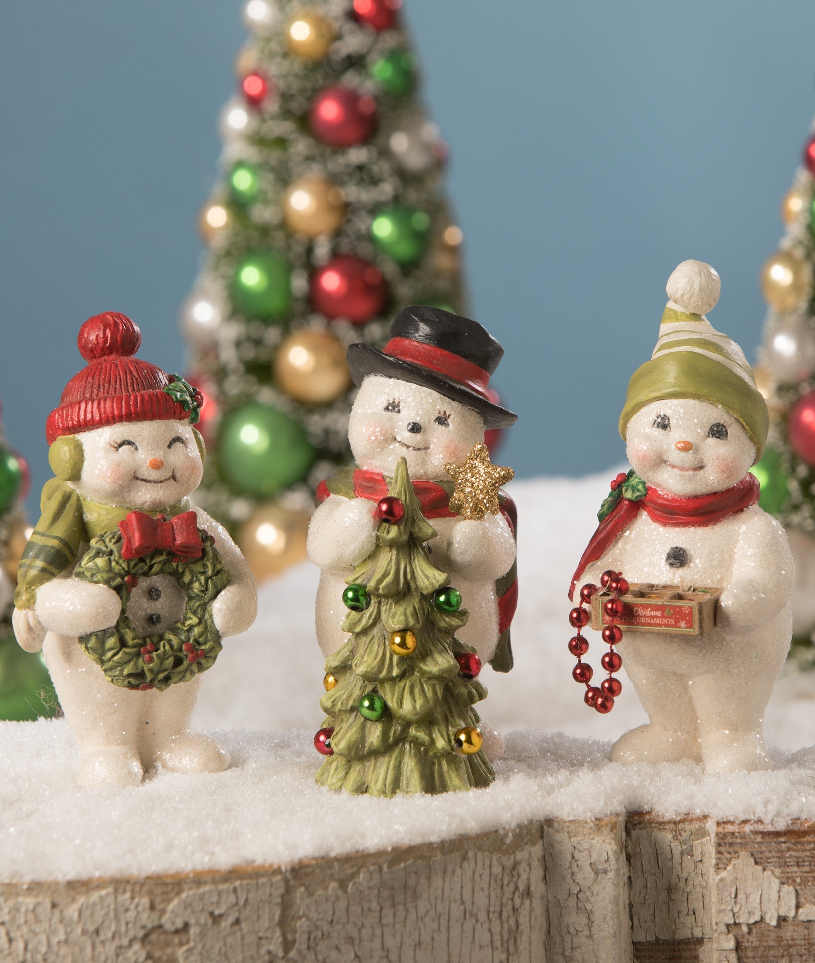 Trimming the Tree Snowman