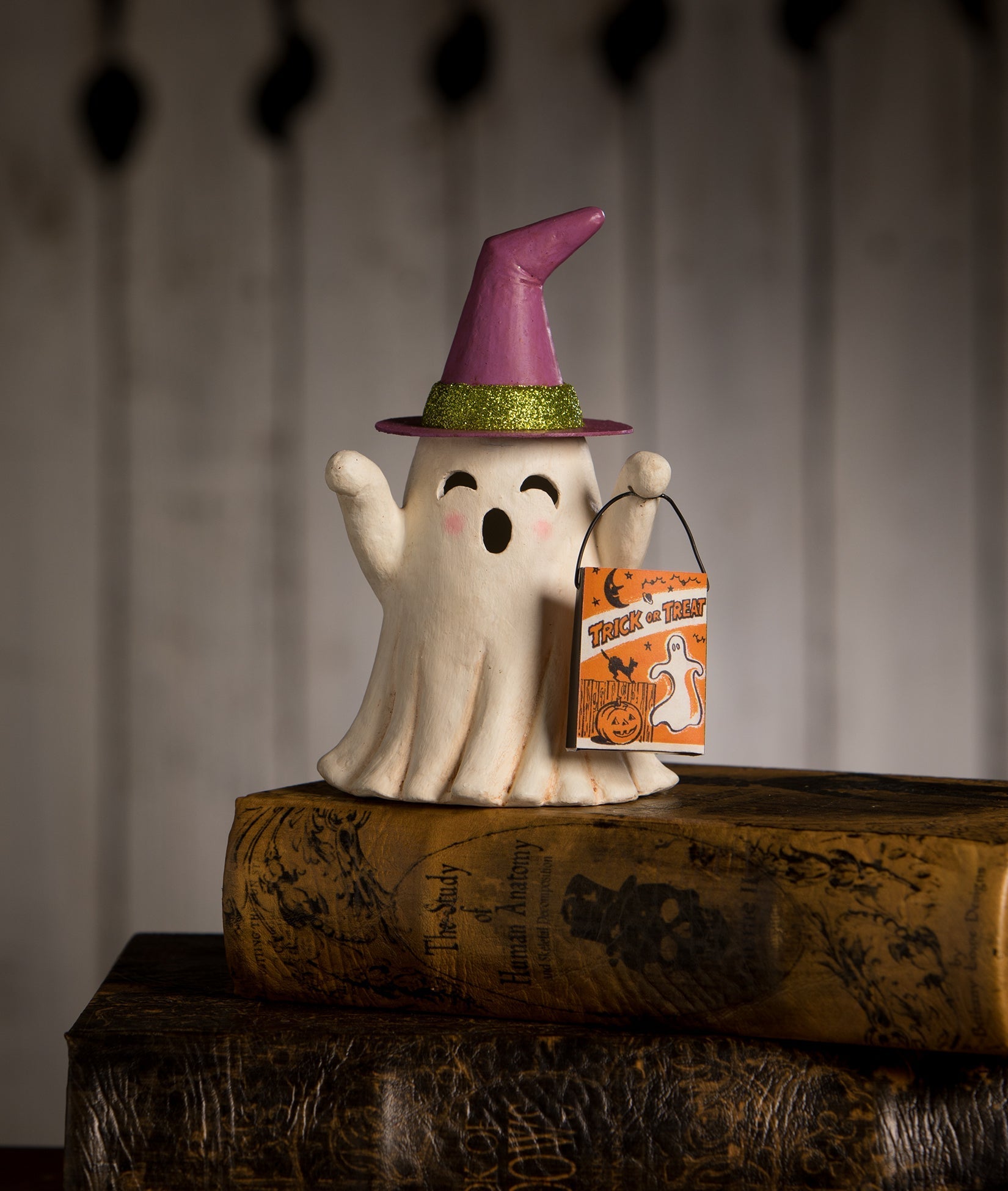 Witchy Ghost with Treat Bag