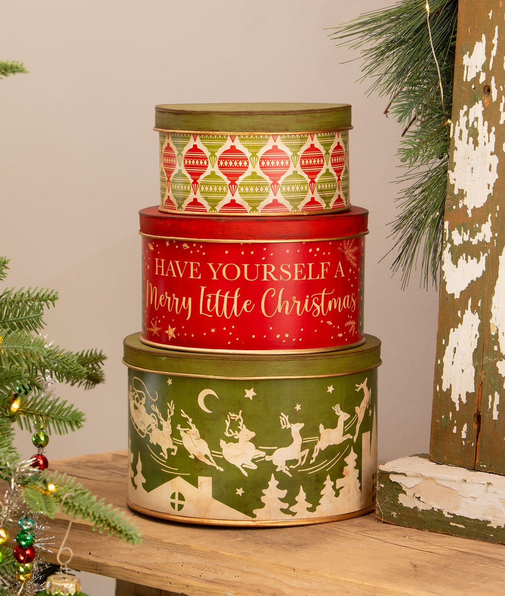 Vintage Christmas Tins S3