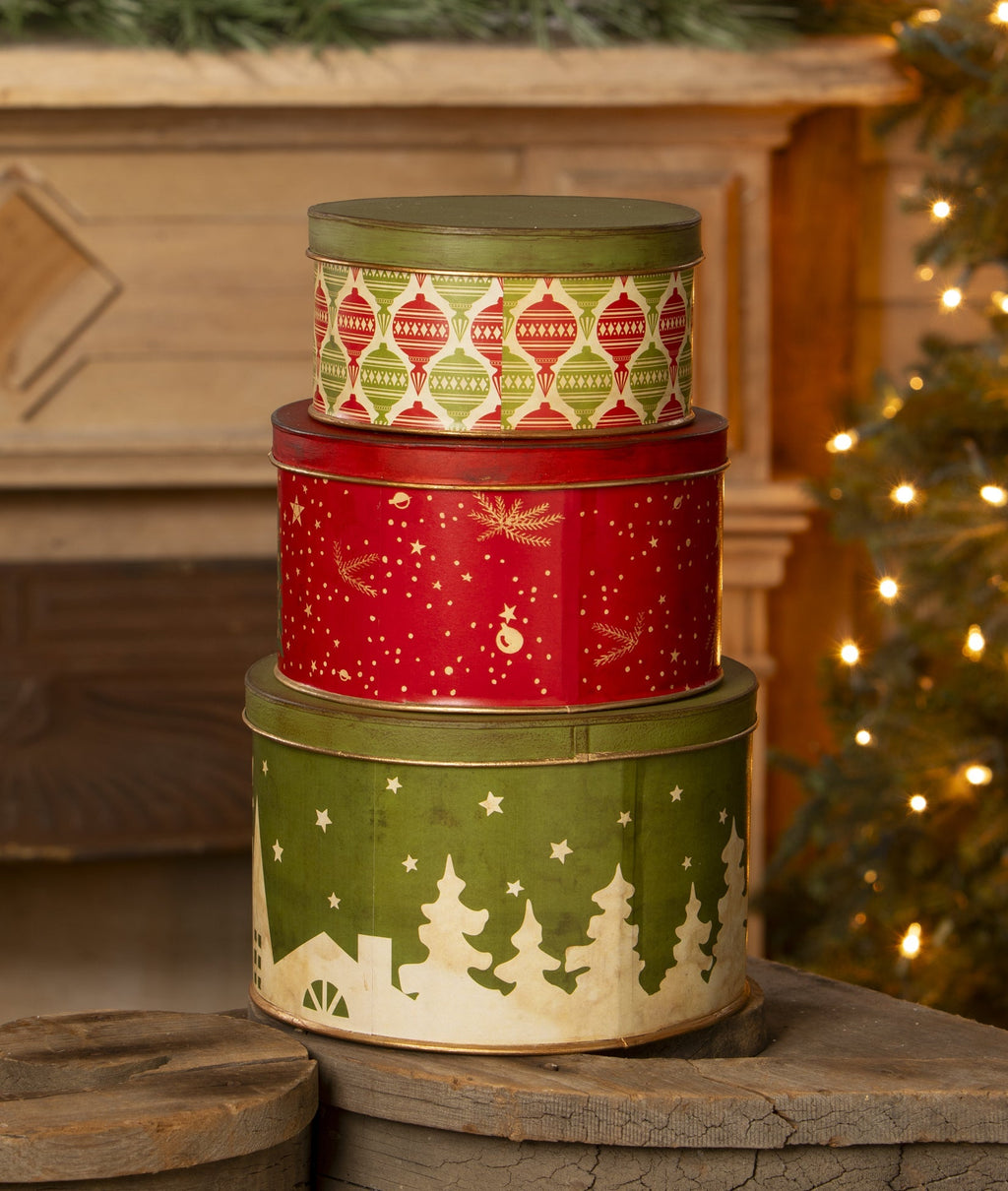 Vintage Christmas Tins S3