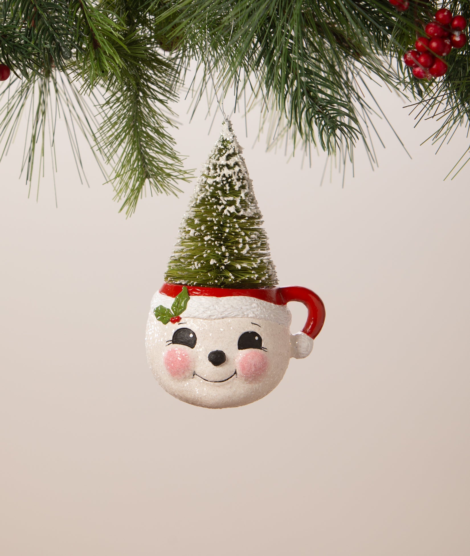 Snowman Mug with Tree Orn.