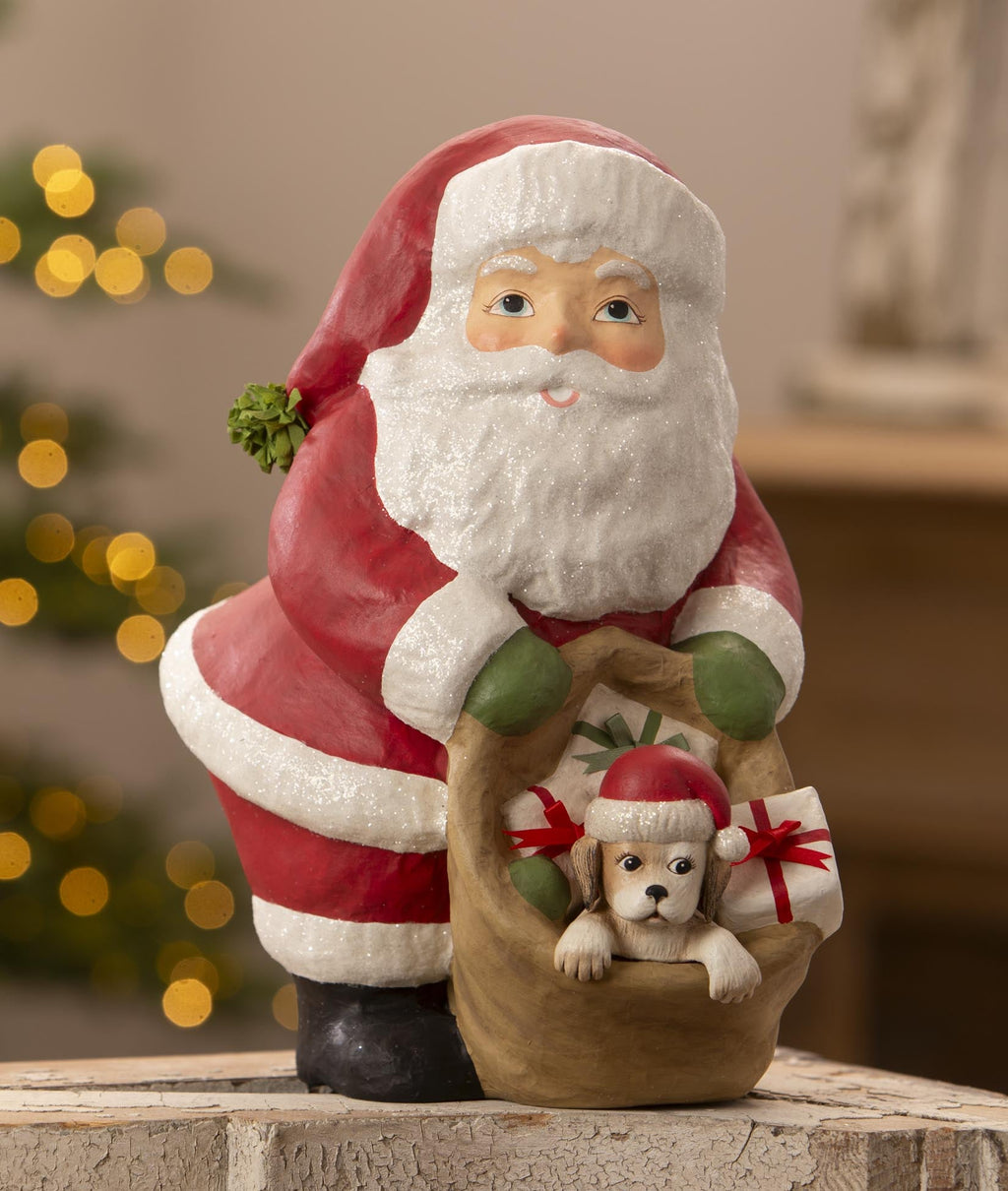 Puppy for Christmas Santa