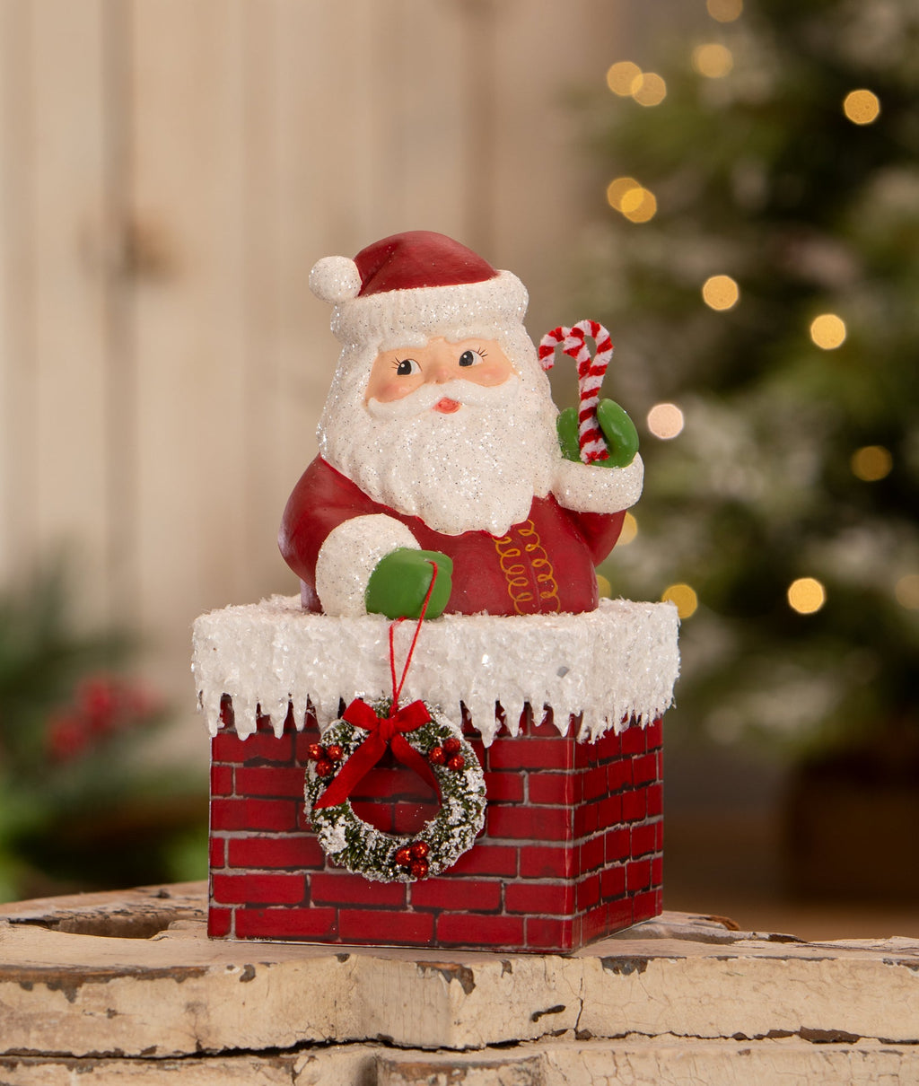 Ho Ho Santa Chimney Container