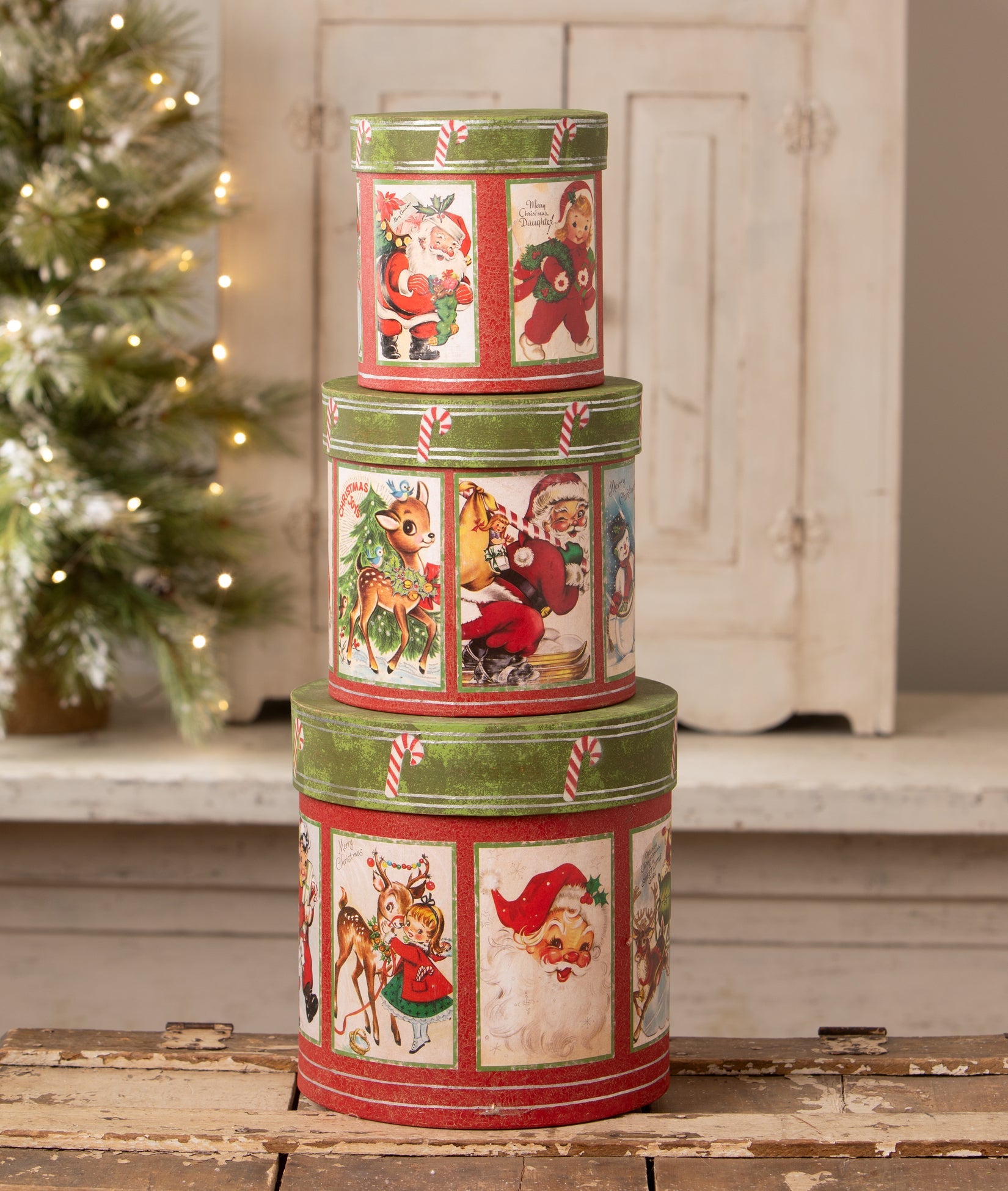 Retro Christmas Nesting Boxes S3