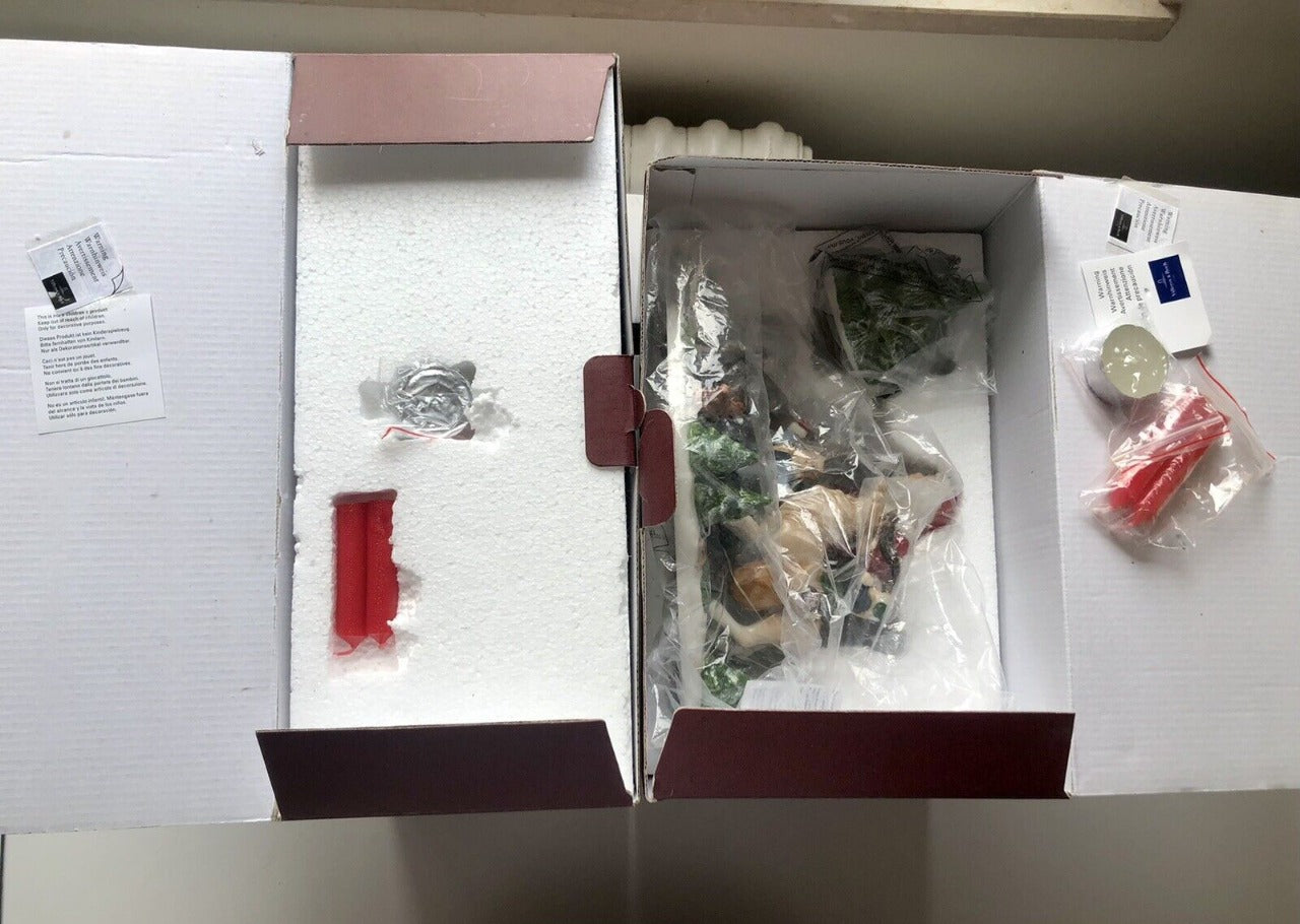 Weihnachts-Deko Set mit Santa & Miniaturfiguren