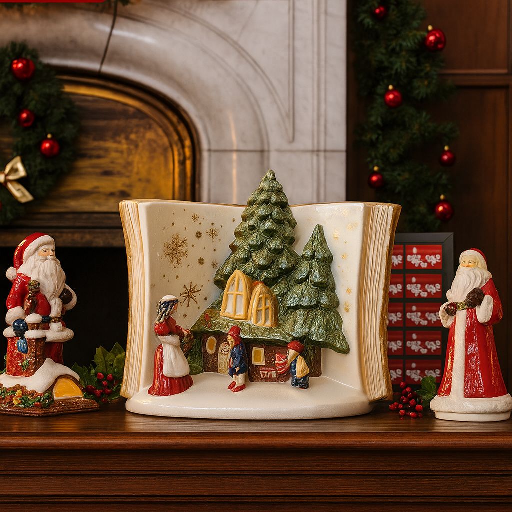 Villeroy & Boch Christmas Toys offenes Märchenbuch Schneewittchen sehr selten