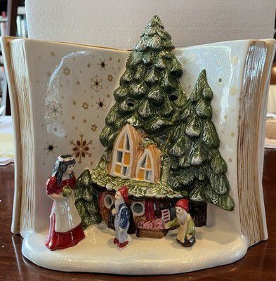 Villeroy & Boch Christmas Toys offenes Märchenbuch Schneewittchen sehr selten