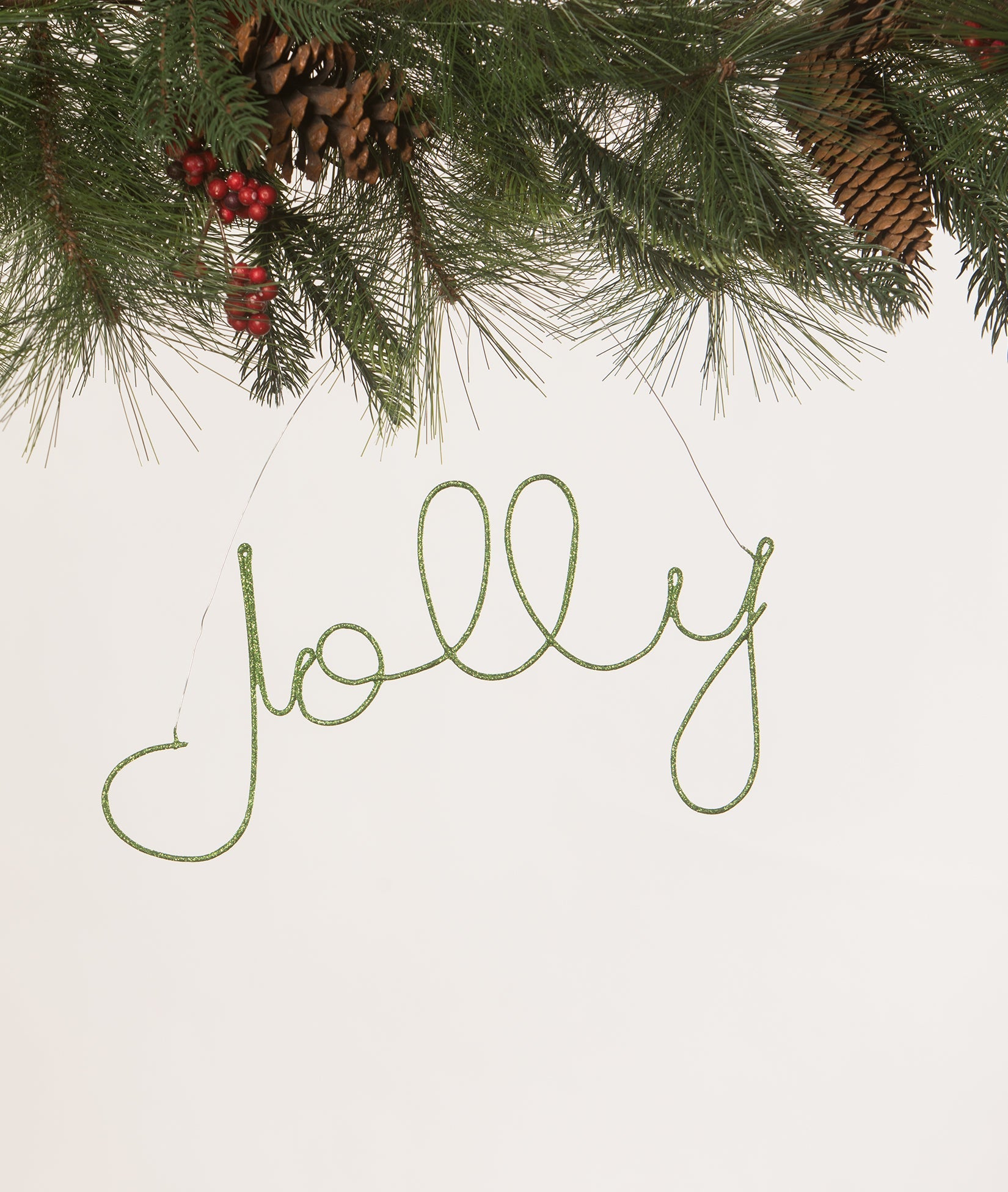 Jolly Wire Word Green