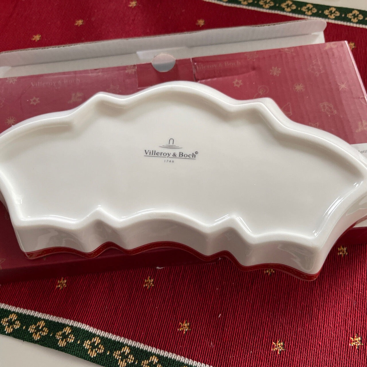 Christmas Delight Asymmetric Bowl