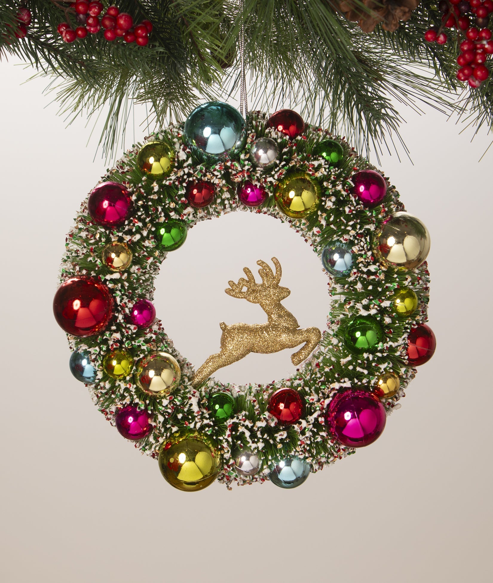 Kitschmas Wreath with Deer