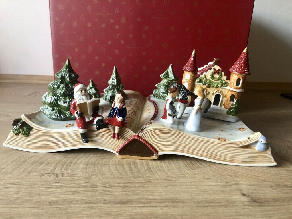 Festive Ceramic Holiday Village Set