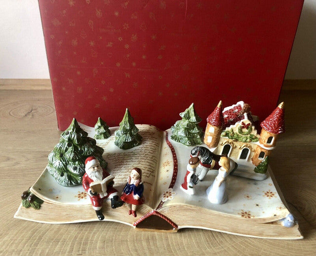 Festive Ceramic Holiday Village Set