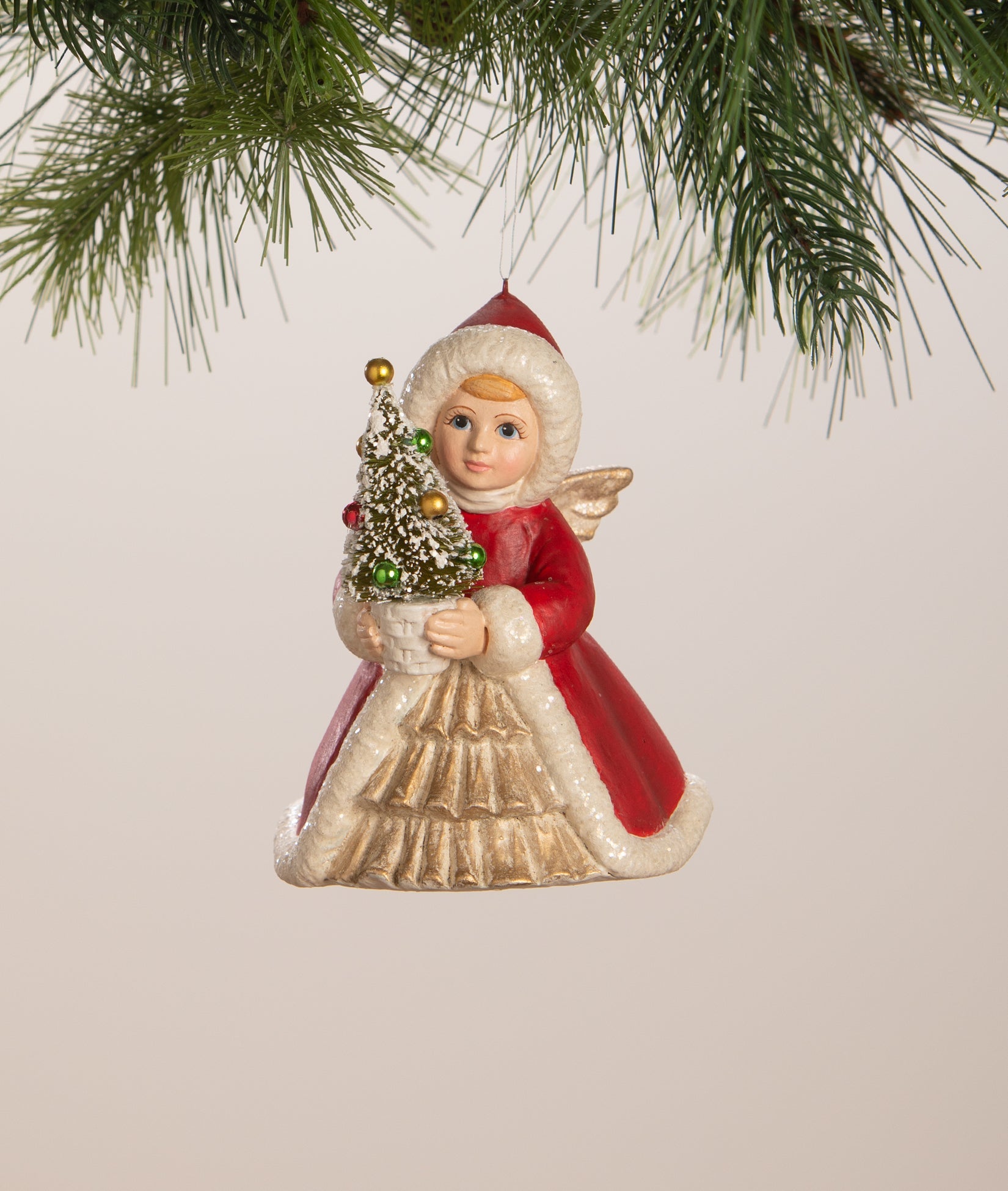 Angel Holding Tree Ornament