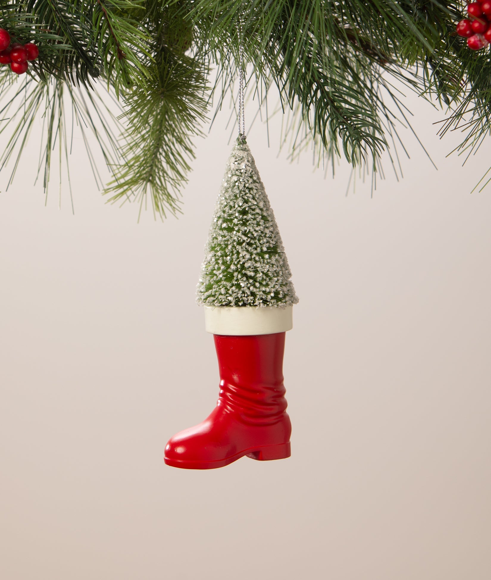 Santa Boot with BB Tree Orn.