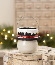Holly Hat Snowman Small