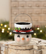 Holly Hat Snowman Small