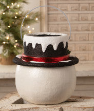 Holly Hat Snowman Lg